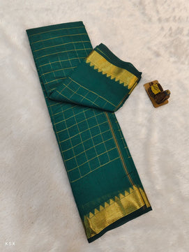 Mangalagiri Check Saree