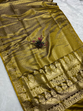 Brocade Mashru Katan Silk Saree
