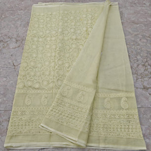 Pure Cotton Kota Saree with Embroidery Work