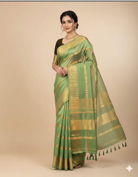 Raga Tissue Cotton Saree
