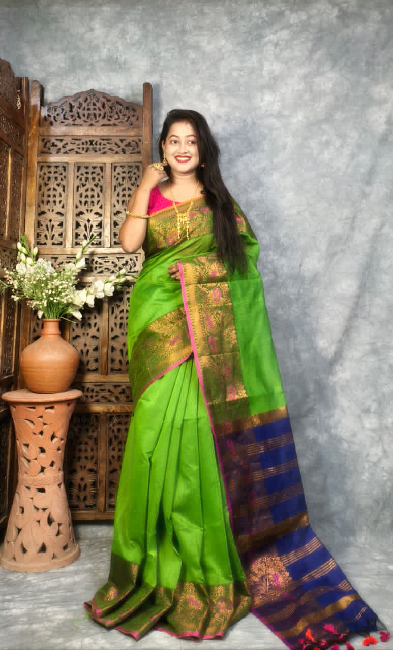 Maheshwari Cotton Silk Saree
