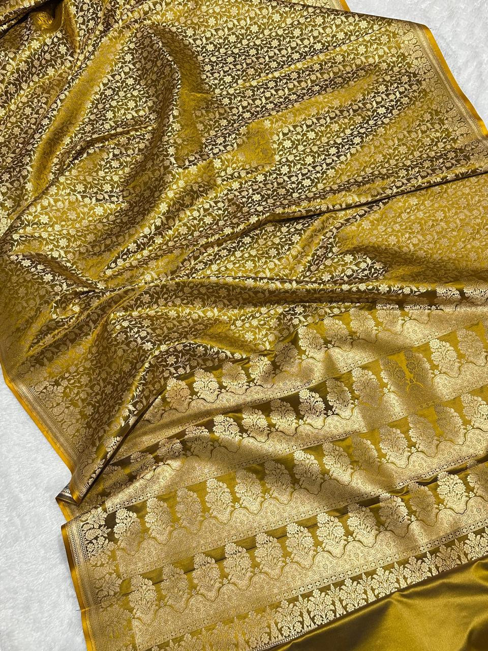 Brocade Mashru Katan Silk Saree
