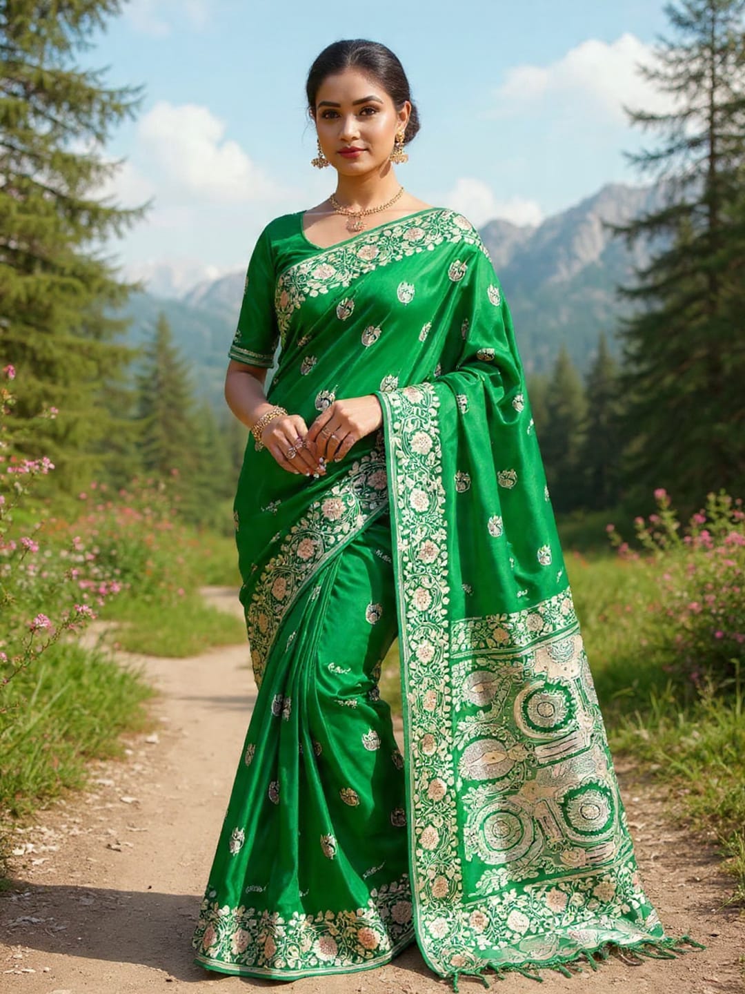 Mashru Silk Saree