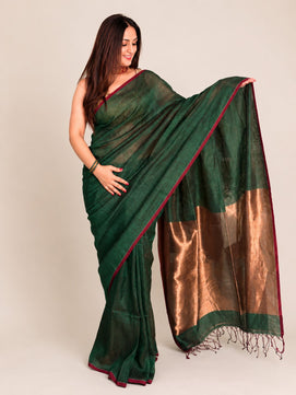 Linen Saree