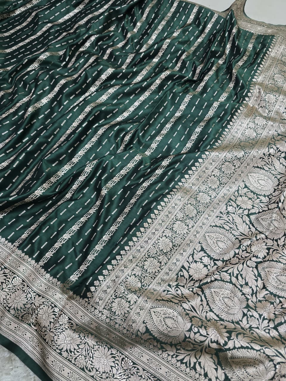 Mashru Katan Silk Saree