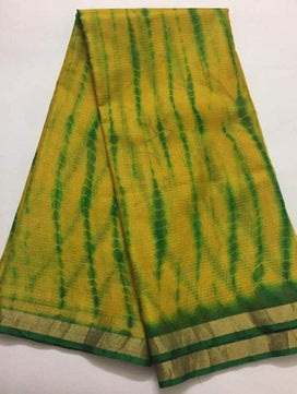 Pure Silk Kota Doria Tie & Dye Saree