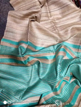 Tussar Ghicha Silk Saree
