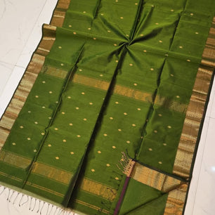 Maheshwari Cotton Silk Handloom Saree