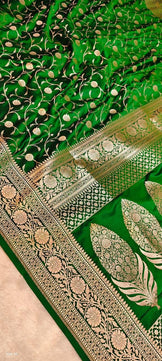 Banarasi Handloom Mashru Katan Soft Silk Saree