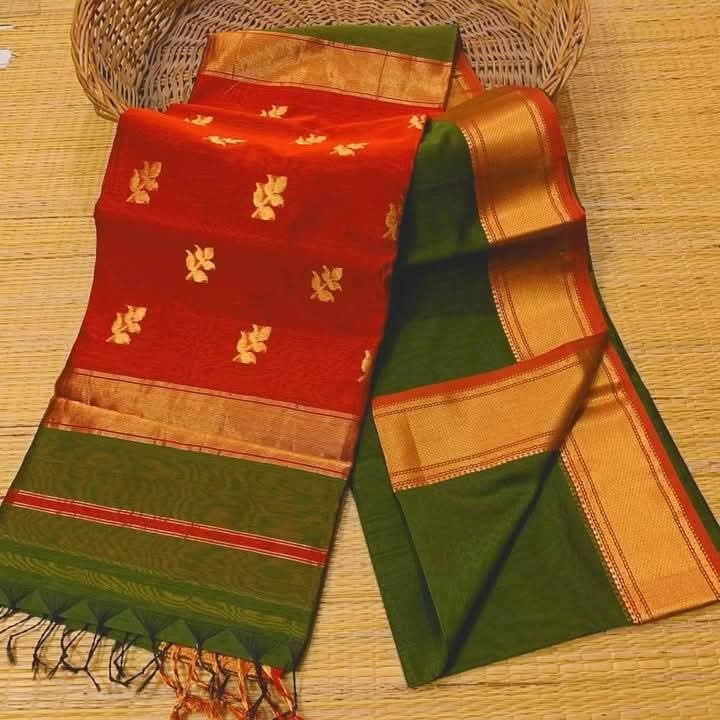 Maheshwari Cotton Silk Saree