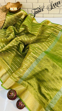 Crushed Tissue Saree