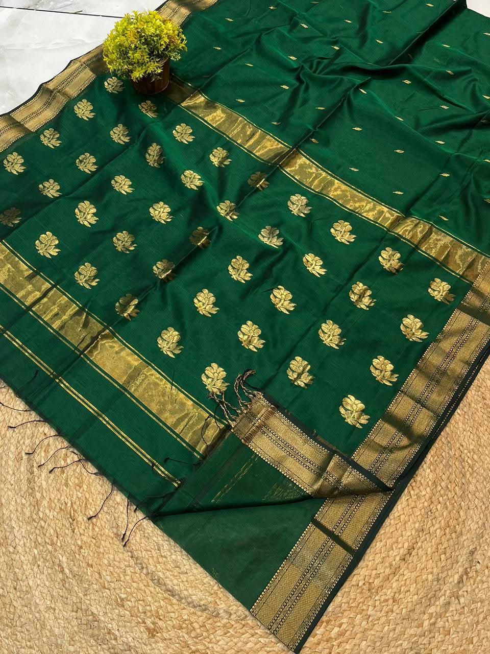 Maheshwari Cotton Silk Saree