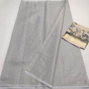 Kota Doria Digital Print Saree