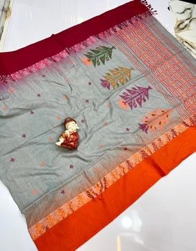 Pure Cotton Handwoven Kotki Saree