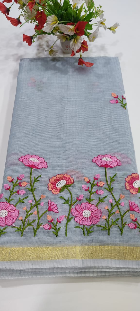 Kota Doria Silk Saree