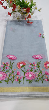 Kota Doria Silk Saree