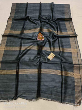 Pure Tussar Ghicha Silk Saree