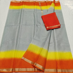 Kota Doria Pure Silk Saree