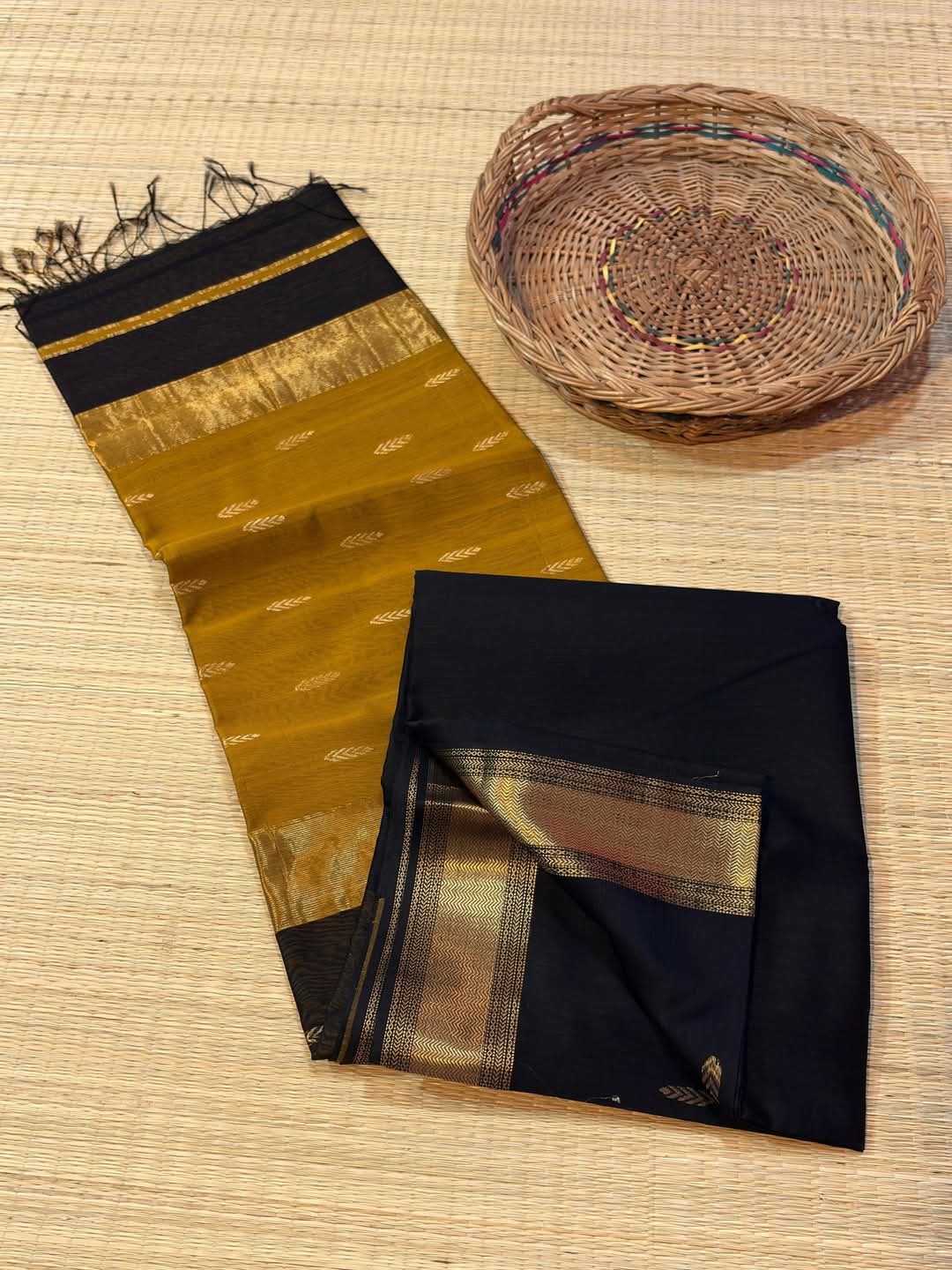 New Cotton Silk Maheshwari Handloom Saree