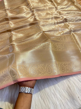 Banarasi Brocade Zari Tanchoi Saree