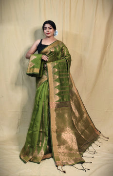 Cotton Silk Jamdani Saree