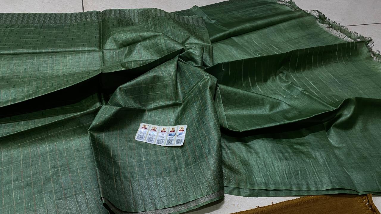 Pure Tussar Silk Saree