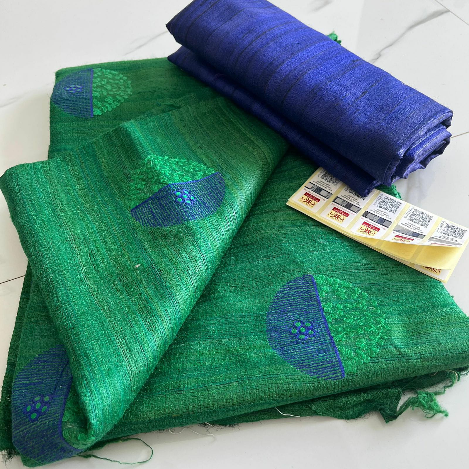 Tussar Ghicha Silk Saree