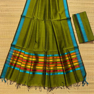 Maheshwari Design Cotton Silk Saree
