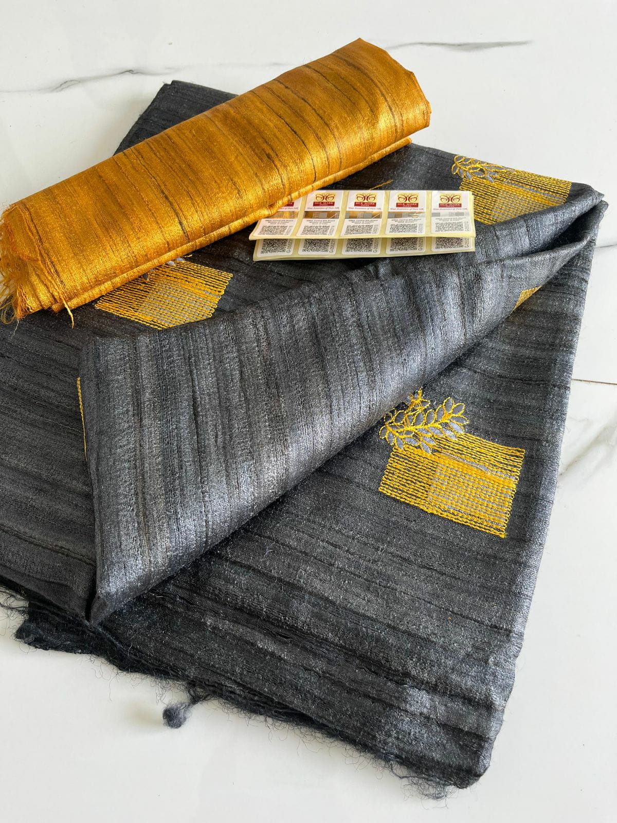 Tussar Ghicha Silk Saree