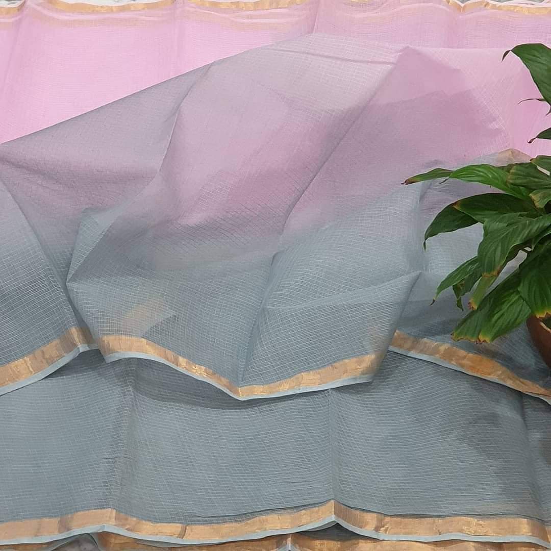 Kota Doria Silk Saree