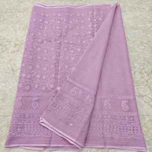 Pure Cotton Kota Saree with Embroidery Work