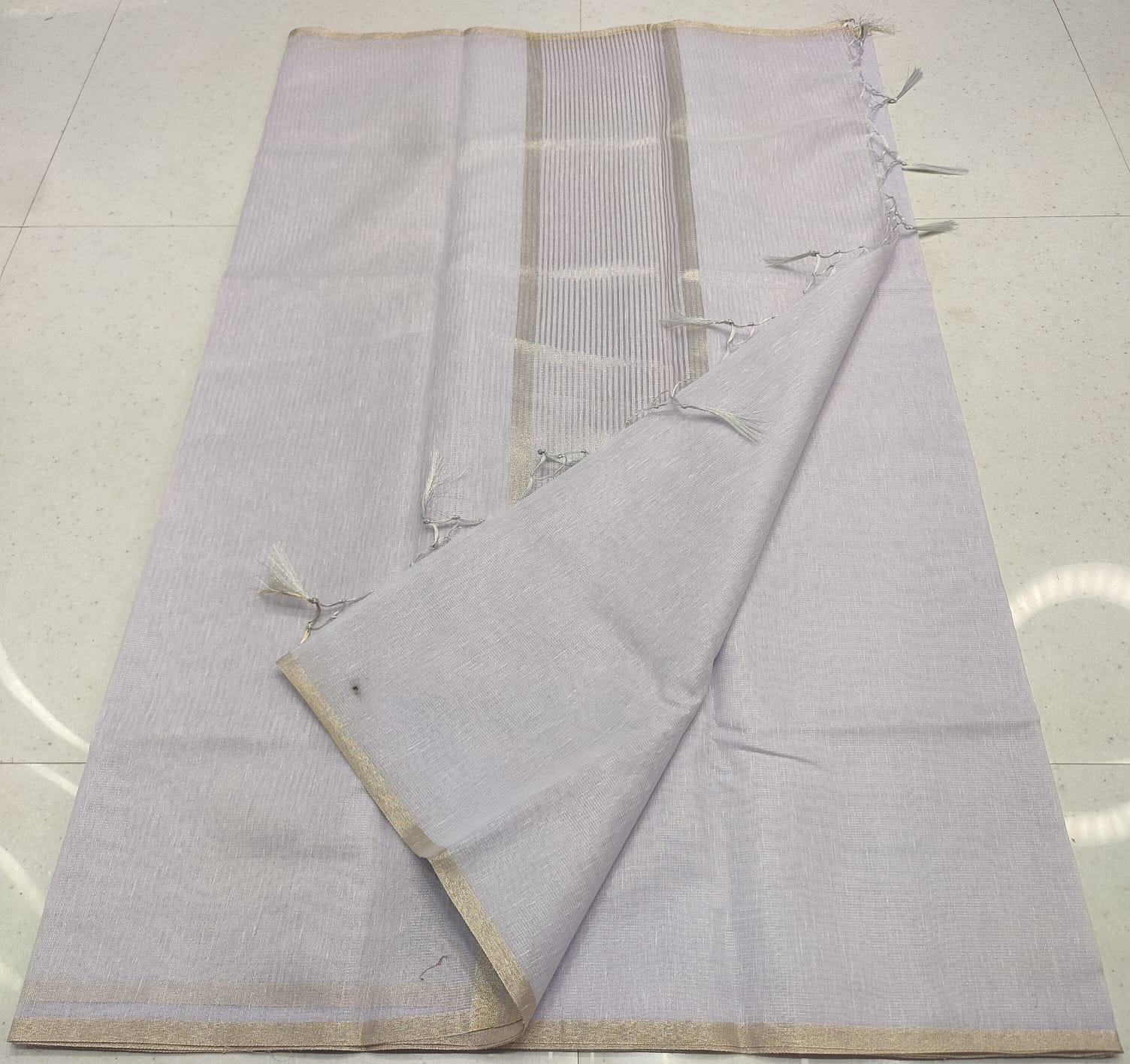 Chanderi Plain Saree
