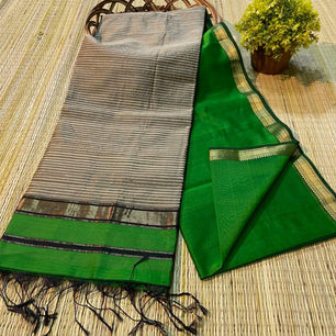 Handloom Maheshwari Soft Silk Cotton Saree