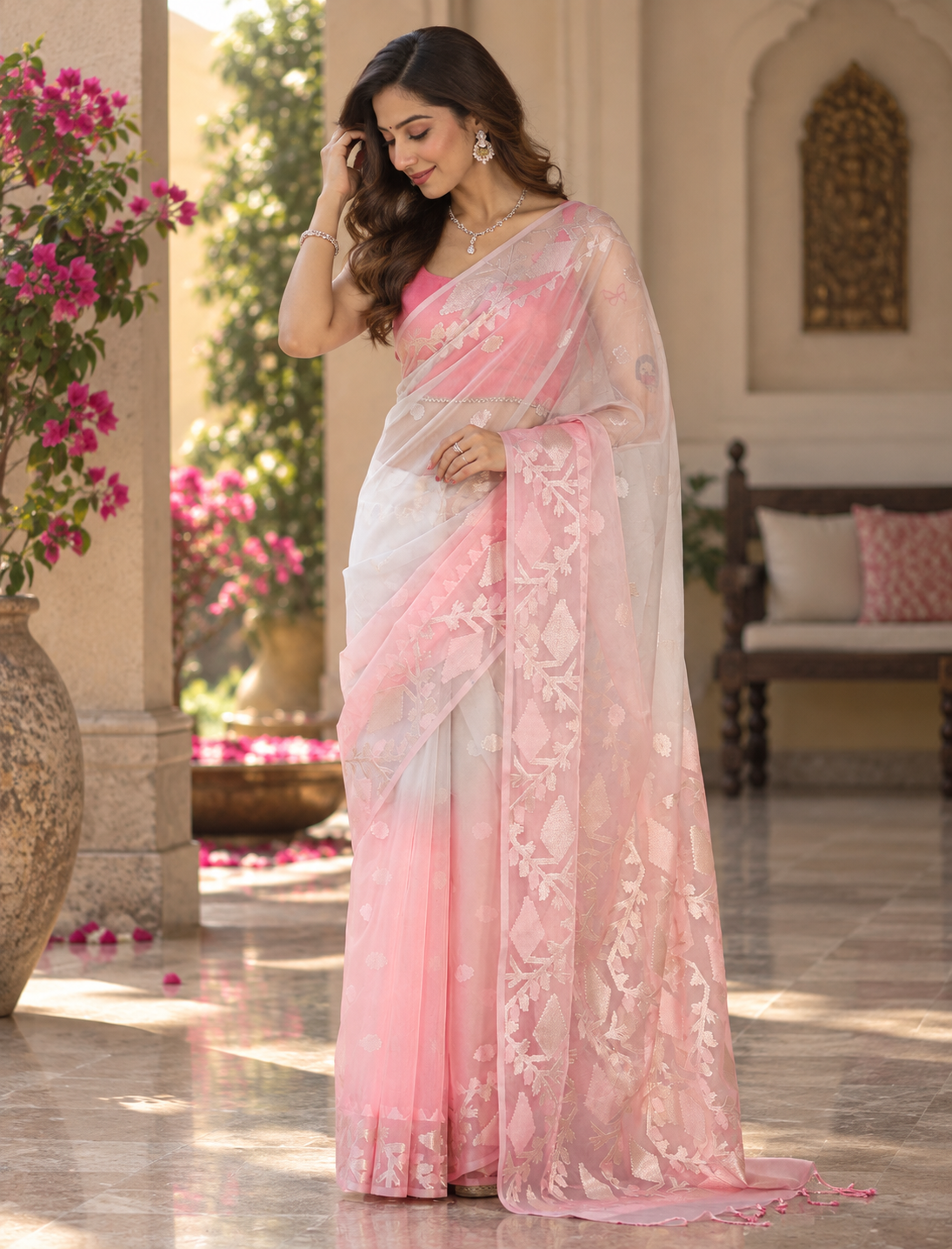 Kora Organza Saree