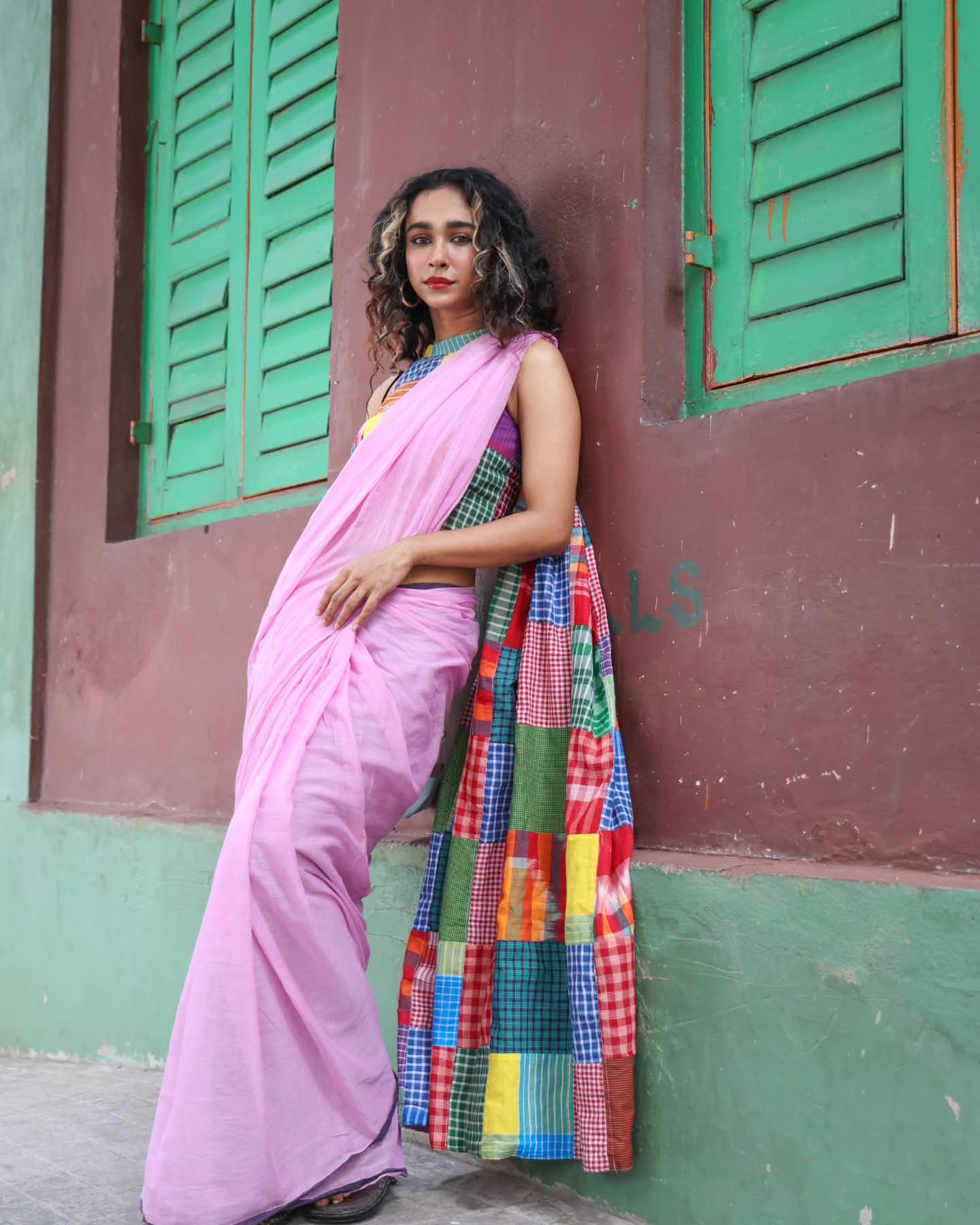 Mulmul Cotton Saree- Mixmatch Box Design