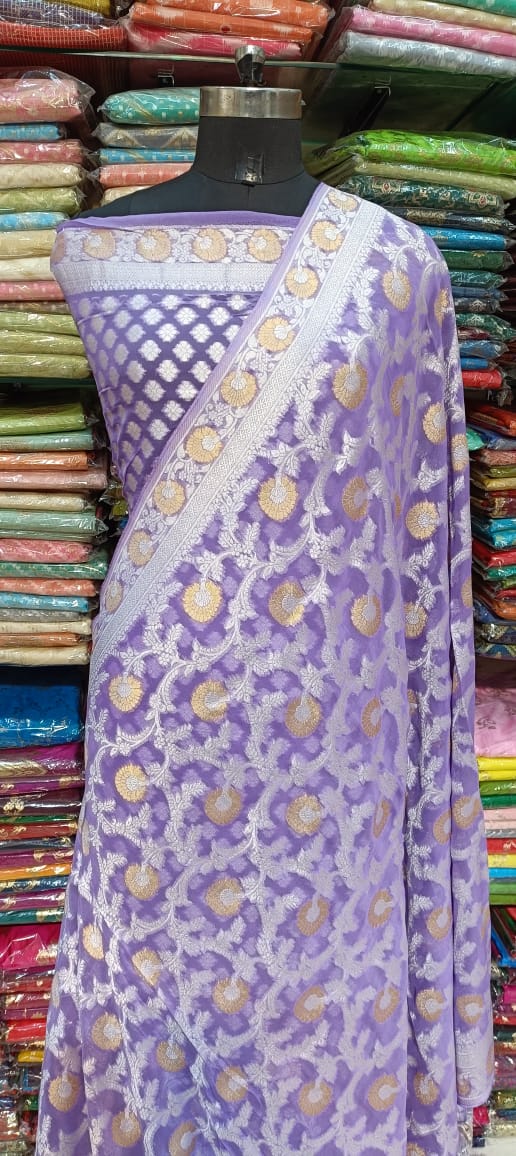 Banarasi Pure Viscose Georgette Saree