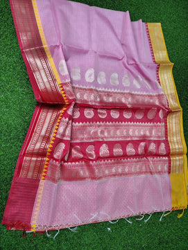 Exclusive Banarasi Kota Check Silk Saree