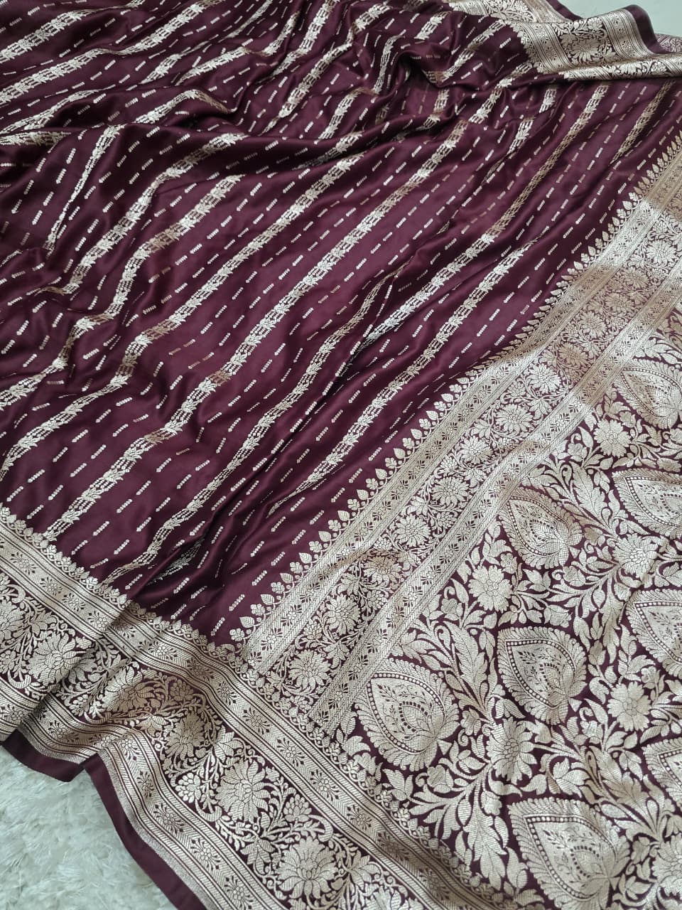 Mashru Katan Silk Saree