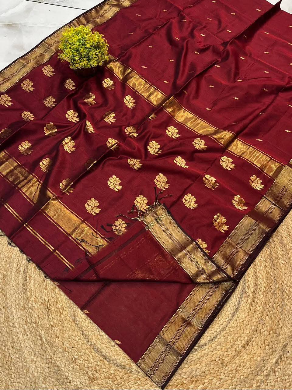 Maheshwari Cotton Silk Saree