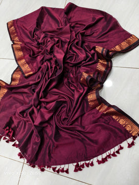 Exclusive South Indian Traditional Maheshwari Cotton Saree