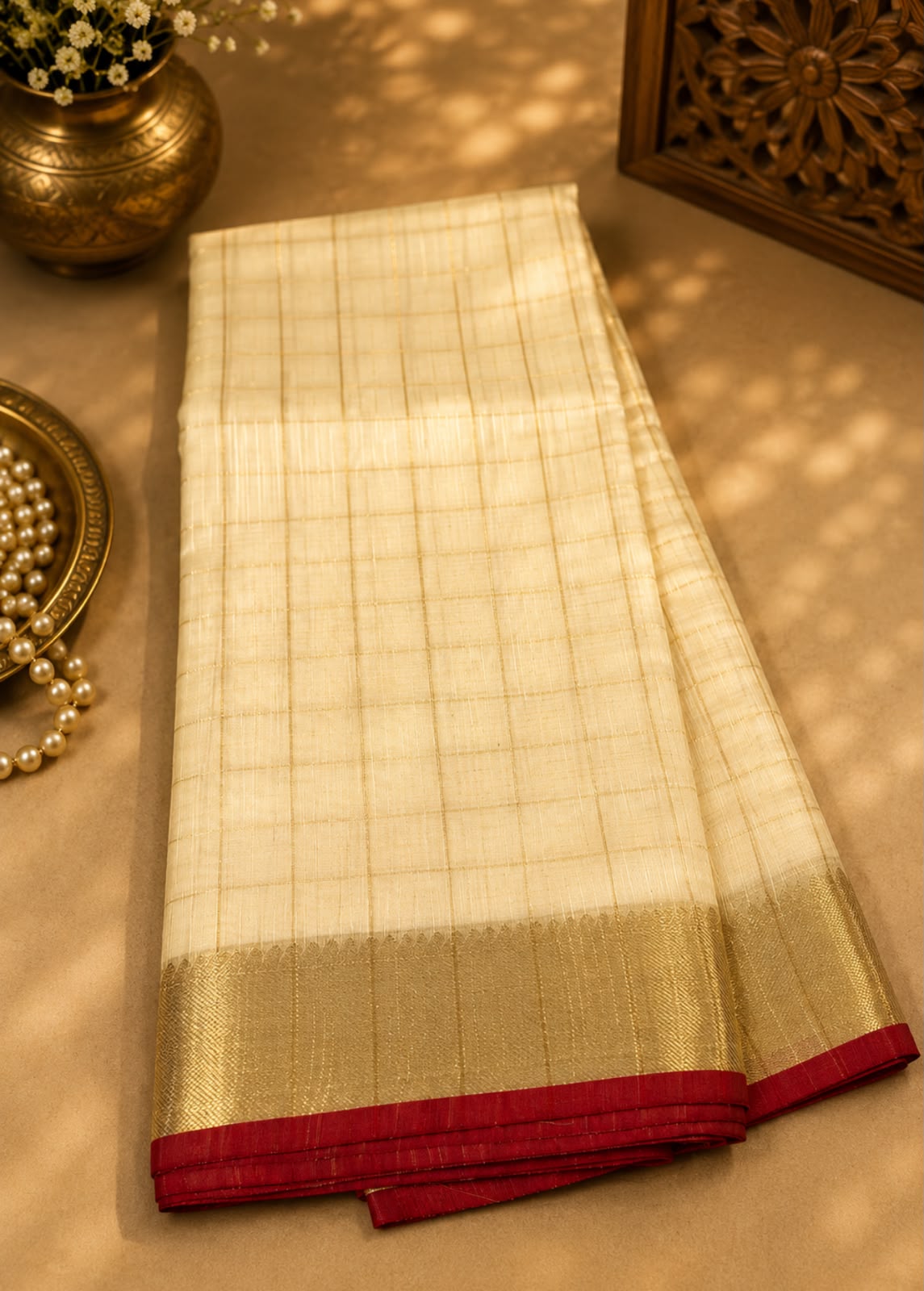 Mangalagiri Cotton Silk Saree