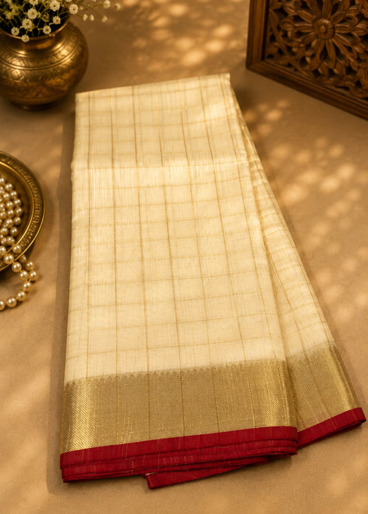 Mangalagiri Cotton Silk Saree