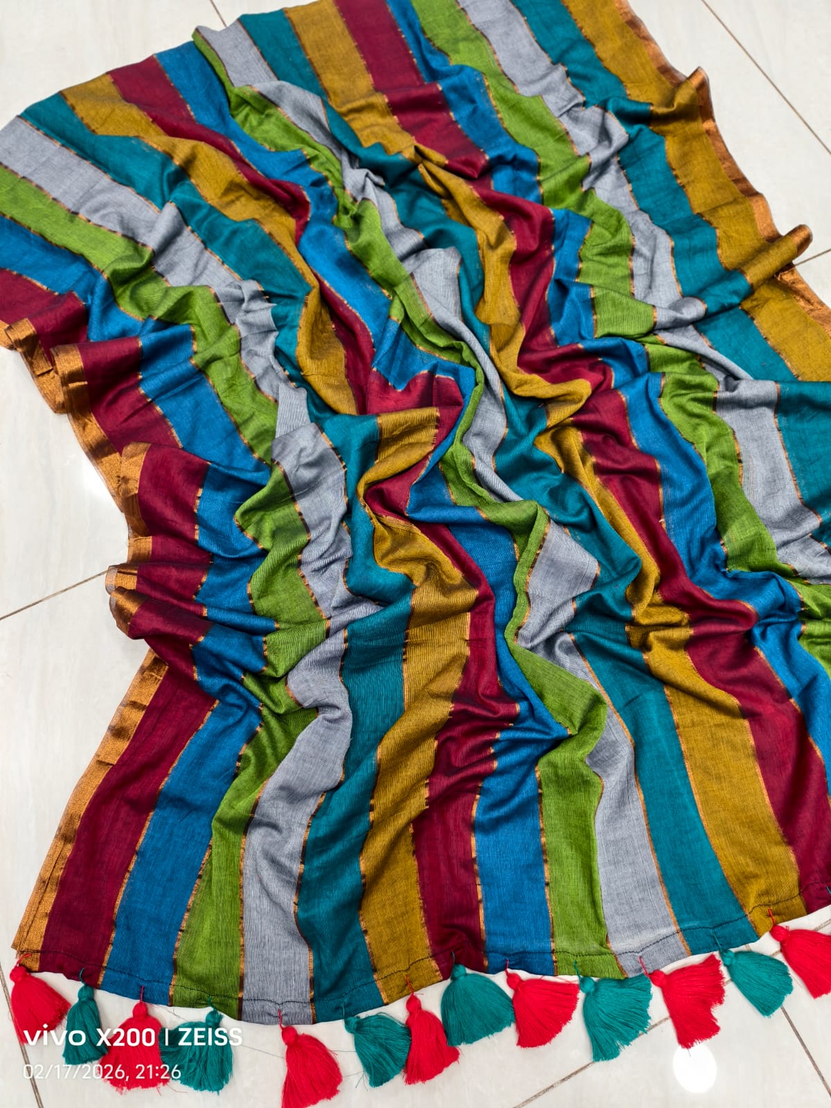 Ramdhanu Cotton Saree