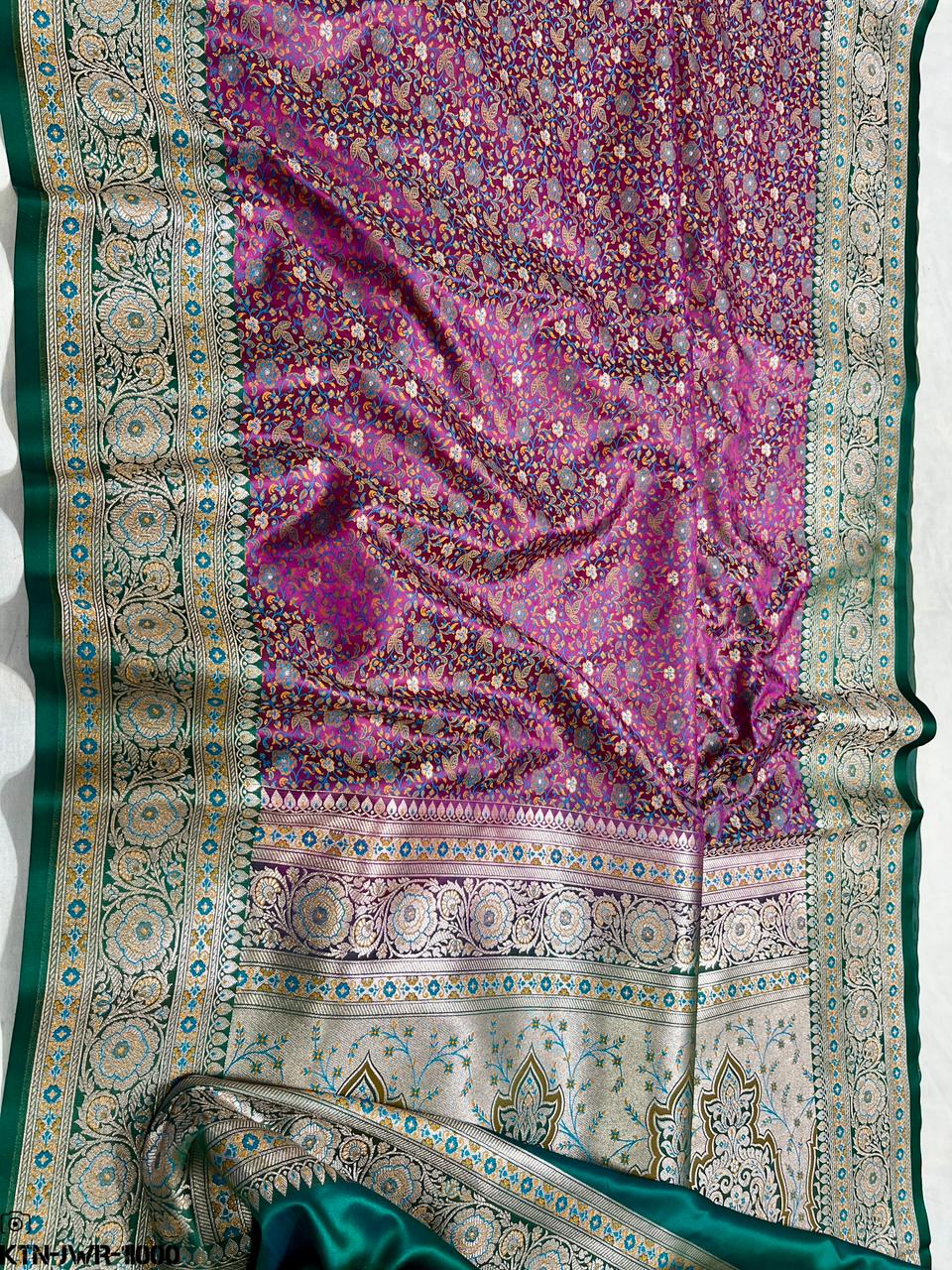 Banarasi Katan Jamawar Silk Saree