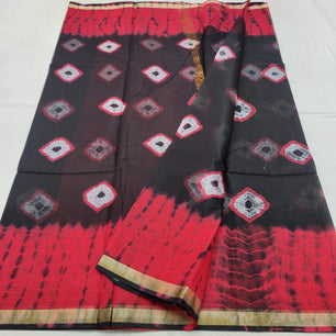 Pure Cotton Kota Doria Hand-Dyed Saree