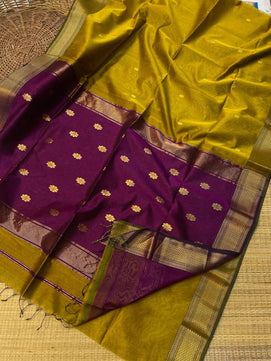 Maheshwari Cotton Silk Saree