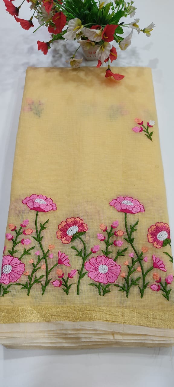 Kota Doria Silk Saree