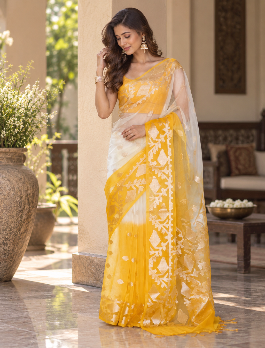 Kora Organza Saree