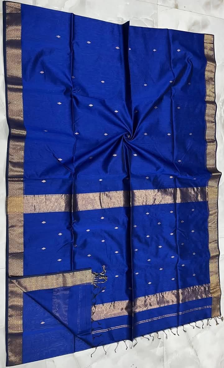 Maheshwari Cotton Silk Handloom Saree
