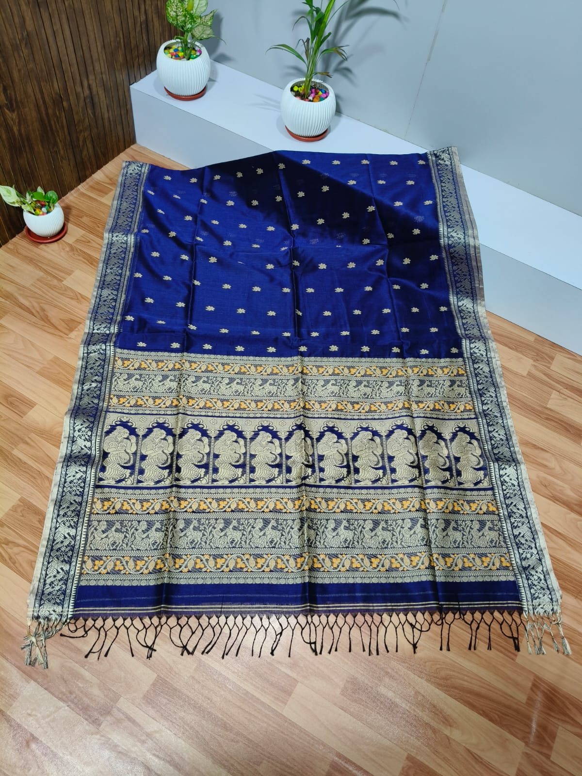 Fulia Baluchari Cotton by Cotton Saree